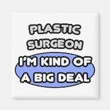 Plastic Surgeon...Kind of a Big Deal Fridge Magnets
