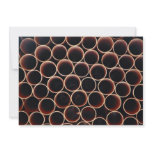 Plastic tubes invitations