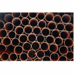 Plastic tubes photo sculptures