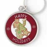 Plate of Christmas Cookies Keychain