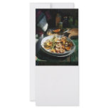 Plate of Dried Fruits and Vegetables Custom Rack Cards