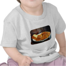 Plate With Sliced Bread and Knives Tshirt