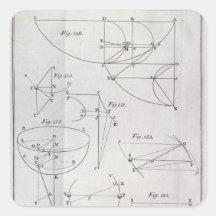 Plate XIX, Illustrating Proposition LXV Square Stickers