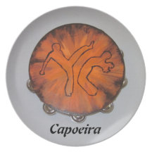 plates capoeira martial arts tambourine music