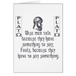 Plato Greeting Cards