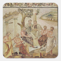 Plato Conversing with his Pupils Stickers