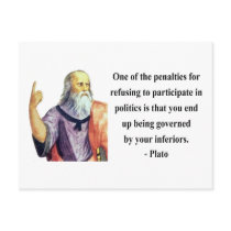 Plato Quote 2b Post Card