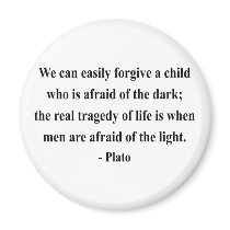 Plato Quote 5a Fridge Magnets