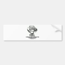 Platonic Model Of Solar System Mysterium Kepler Bumper Sticker
