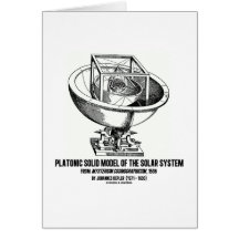 Platonic Model Of Solar System Mysterium Kepler Card