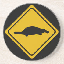 platypus road sign