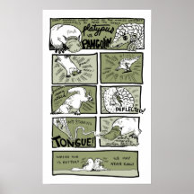 Platypus vs. Pangolin Poster