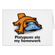 Platypuses ate my Homework