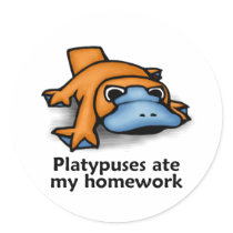 Platypuses ate my Homework