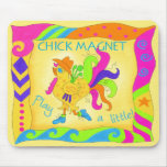 Play A Little Chick Magnet Rooster Mousepad