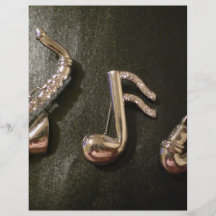 Play a musical note on that Saxaphone Personalized Flyer