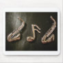 Play a musical note on that Saxaphone Mousepad