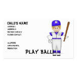 Play Ball! Mummy Cards business cards