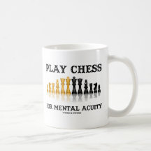 Play Chess For Mental Acuity (Reflective Chess) Mug