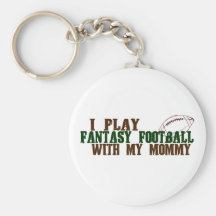 Play fantasy footbal with mummy key chains