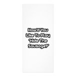 Play Hide The Sausage? rack cards