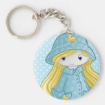 Play in the rain keychain