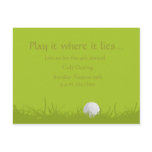 Play it where it lies postcards