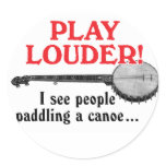Play Louder Sticker