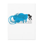 Play Paintball Basic Logo Postcards
