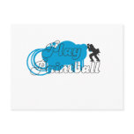 Play Paintball Basic Logo Post Card