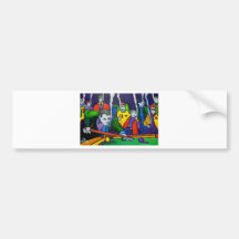 Play Pool by Piliero Bumper Stickers
