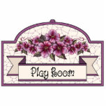 "Play Room" - Decorative Sign - 13 photo sculptures