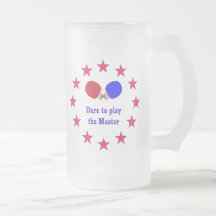 Play the Master Ping Pong Coffee Mugs