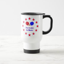 Play the Master Ping Pong Coffee Mugs