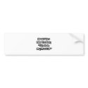 Play Who's In My Mouth? bumper stickers