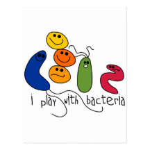 Play with Bacteria Postcard