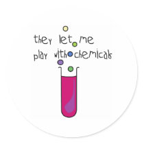 Play with Chemicals Sticker