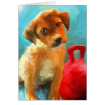 Play With Me (puppy) Card