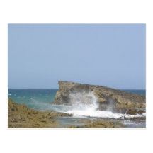 Playa la Poza Arecibo Post Card