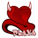 Playa Player Devilish Heart photo sculptures
