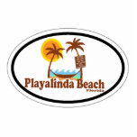 Playalinda Beach. photo sculptures