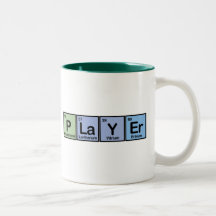 Player made of Elements Coffee Mugs