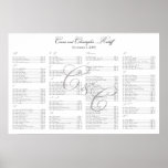 Playforth/Ratliff Seating Chart posters