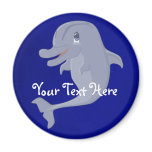 Playful Dolphin Magnet