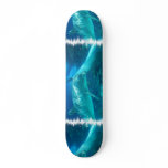 Playful Dolphins Skateboard