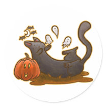 Playful Hallowwen Kitty