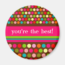 Playful Polka Dots Magnet