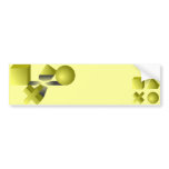 Playful Pyramids bumper stickers
