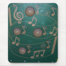 Playground Musical Notes Board Mousepad