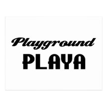 Playground Playa Item Post Card